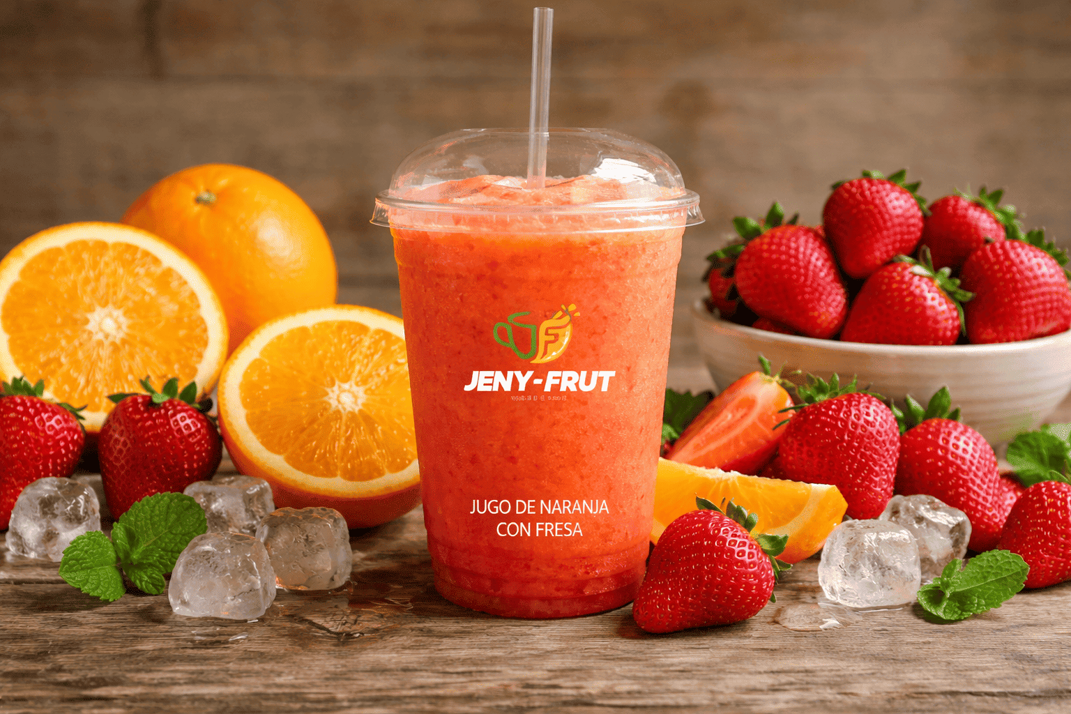 Jugo naranja fresa Playas laguna Catazajá